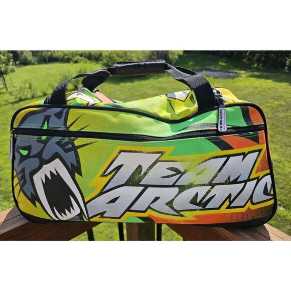 Arctic Cat Team Arctic Duffle Bag Racing Large Traveling Snowmobile - Picture 3 of 11